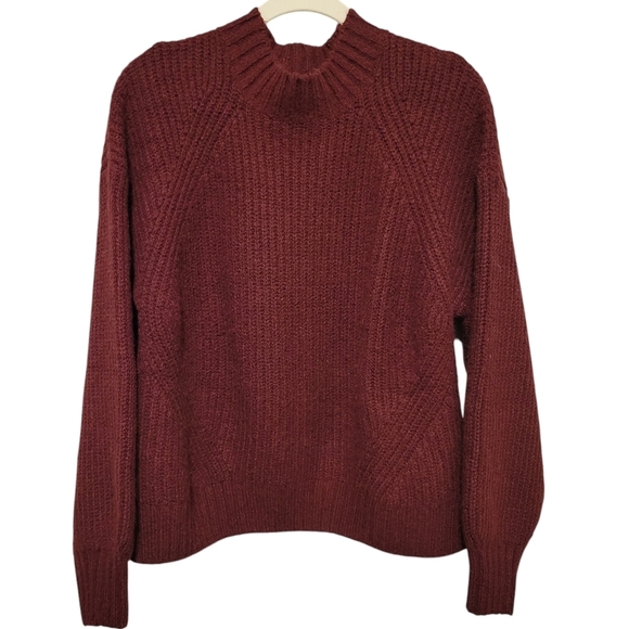 GUC | Old Navy | Cozy Knit Sweater | Maroon | Size XL - Picture 1 of 7